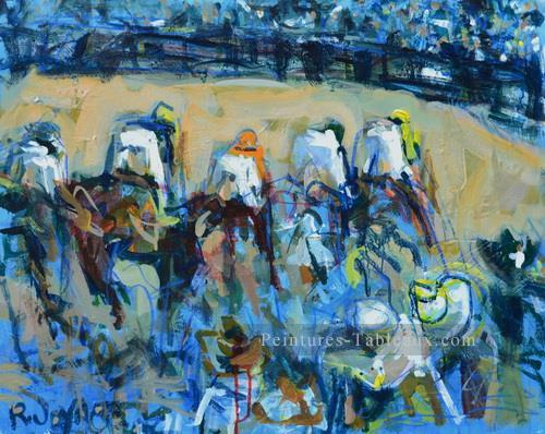 yxr001eD impressionnisme sport courses de chevaux Peintures à l'huile